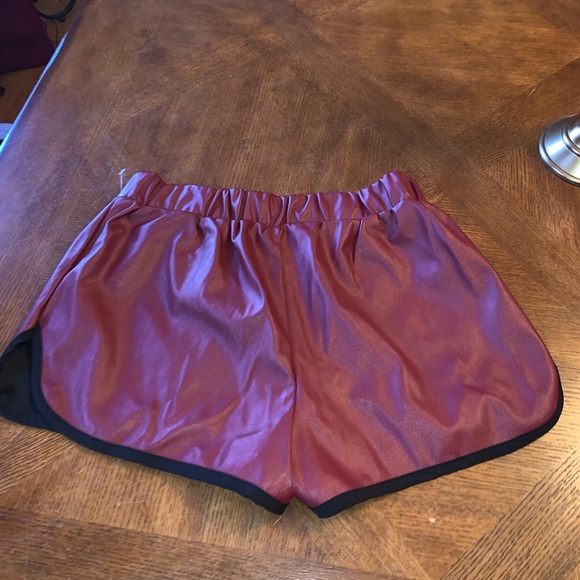 Faux Leather Shorts - Picture 2 of 4